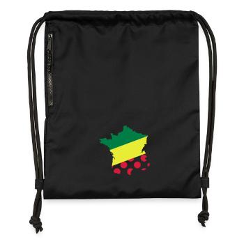 Tour de France - Gymsac made from recycled material - black - Front