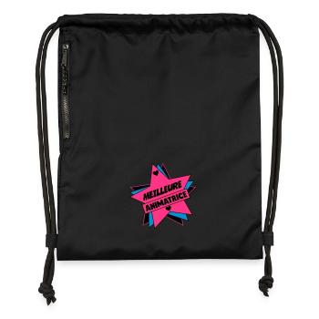 Animateur / Animatrice / Animator / Animador / No - Turnbeutel aus Recycling-Material - Schwarz - Vorne