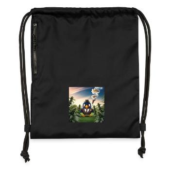 Weed Whisperer - Gymsac made from recycled material - black - Front