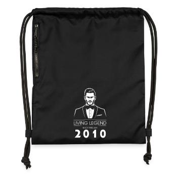 16. Geburtstag Living Legend (GENT) since 02/2010 - Gymsac made from recycled material - military green - Front