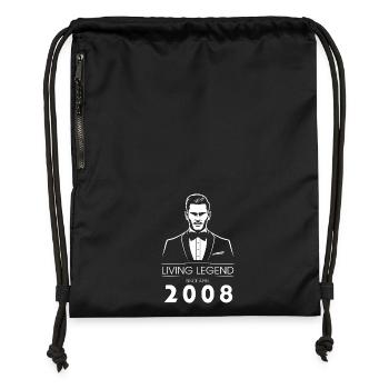 18. Geburtstag Living Legend (GENT) since 04/2008 - Gymsac made from recycled material - military green - Front