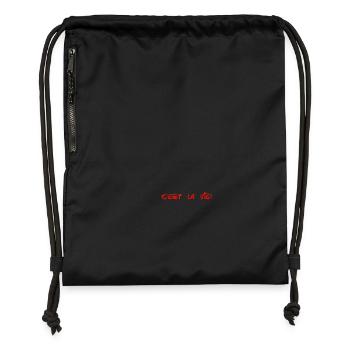 C'est la vie - Gymsac made from recycled material - black - Front
