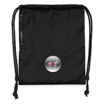 Donkey - Gymsac made from recycled material - black - Front