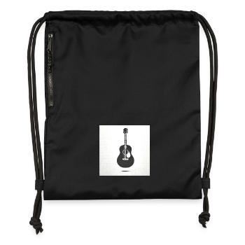 The Simple Beauty of the Acoustic Guitar - Gymsac made from recycled material - military green - Front