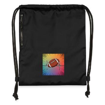 Touchdown! The fascination of American football - Gymsac made from recycled material - black - Front