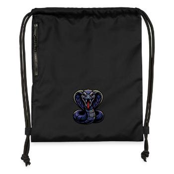 Cobra – Blaze Fury | Urban Zodiac Mascot - Gymsac made from recycled material - black - Front