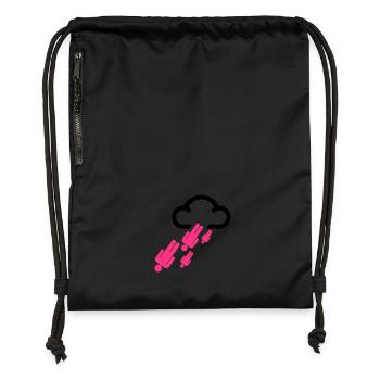 rainingmen - Gymsac made from recycled material - black - Front