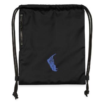 Amrum North Sea Island grunge - Gymsac made from recycled material - black - Front