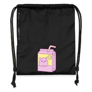 Cute Package Design - Gymsac made from recycled material - black - Front