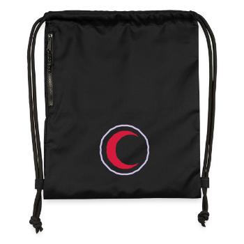 Roter Halbmond Red Crescent - Turnbeutel aus Recycling-Material - military Green - Vorne