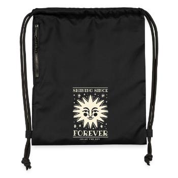 Shining since forever - Sonne - Sonnenschein - Gymsac made from recycled material - military green - Front