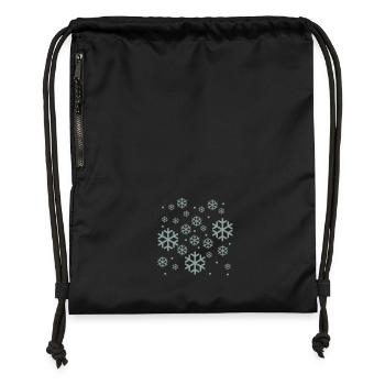 Snow - Gymsac made from recycled material - black - Front