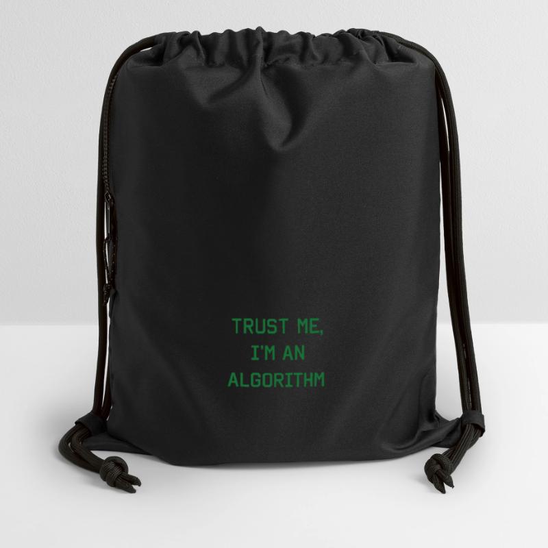 Trust me, I’m an Algorithm – Nerd & Programmierer  Turnbeutel aus Recycling-Material