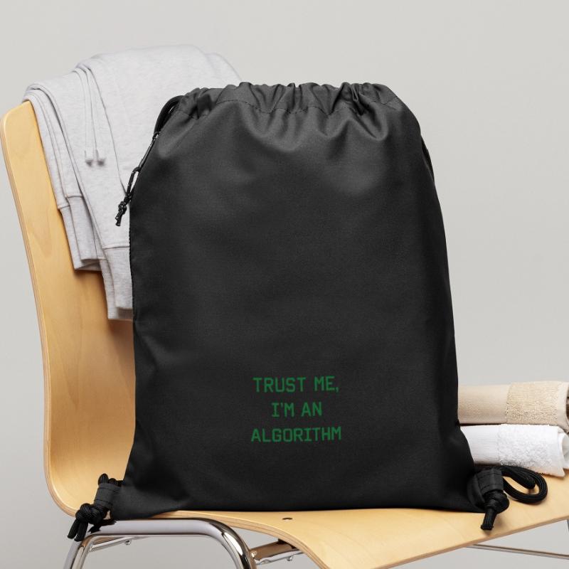 Trust me, I’m an Algorithm – Nerd & Programmierer  Turnbeutel aus Recycling-Material