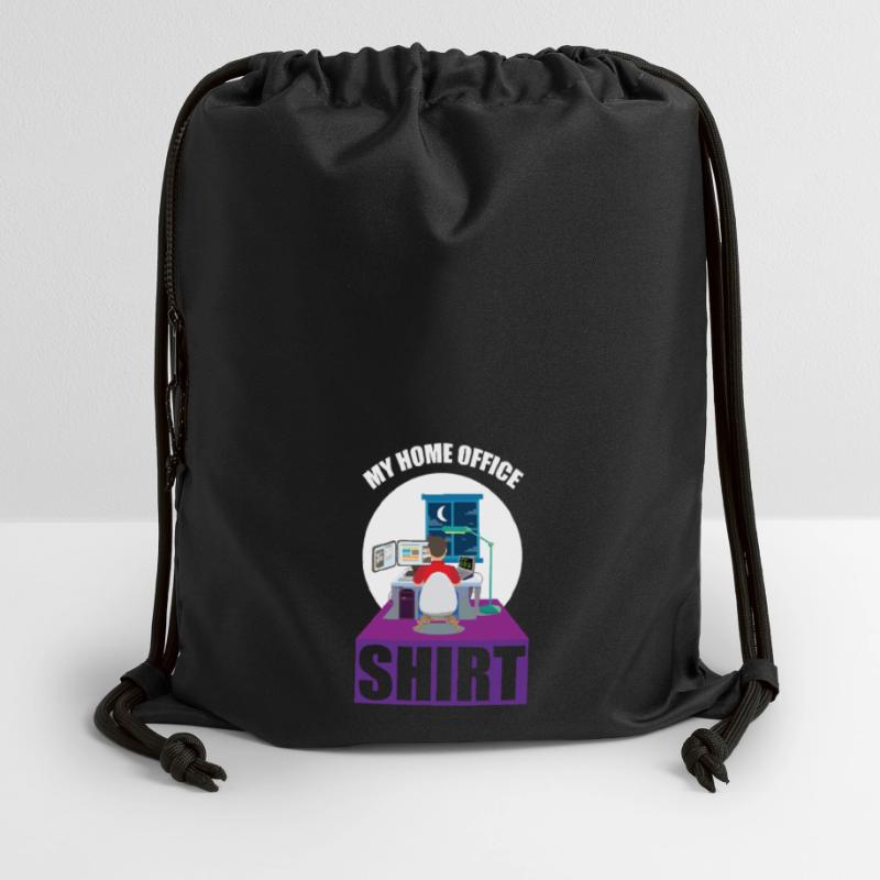 Night Shift Coder Programmer Desk Graphic Turnbeutel aus Recycling-Material