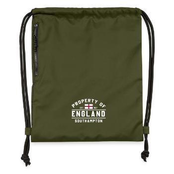 England Flagge Southampton - Turnbeutel aus Recycling-Material - military Green - Vorne
