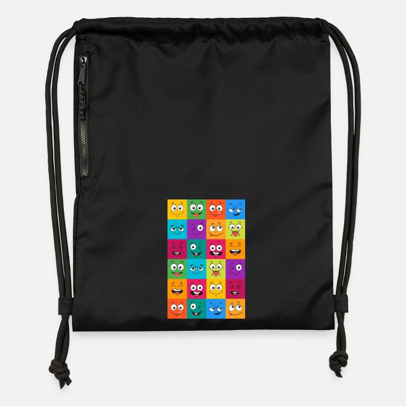 Motivation - Gymsac made from recycled material - black