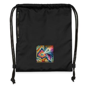 Key Fantasy - Gymsac made from recycled material - black - Front