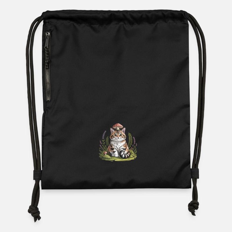The Forager - Gymsac made from recycled material - black