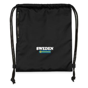 Schweden - Sac à cordon en polyester recyclé - military green - Devant