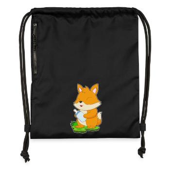 Fox Baby Bottle - Gymsac made from recycled material - military green - Front