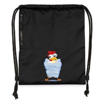 CHICKEN COOP - AUTUMN WINTER - Gymsac made from recycled material - black - Front