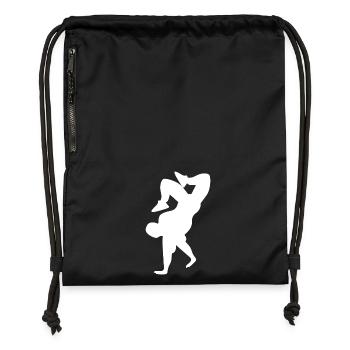 Breakdance - Gymsac made from recycled material - military green - Front