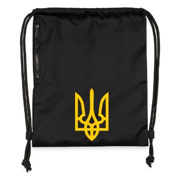 Ukraine - Gymsac made from recycled material - black - Front