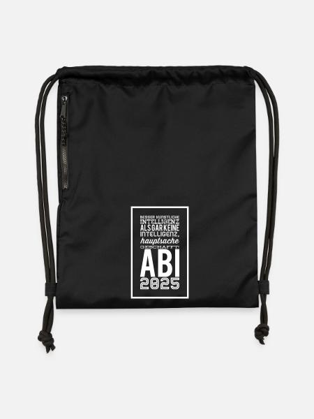 ABITUR - Turnbeutel aus Recycling-Material - Schwarz
