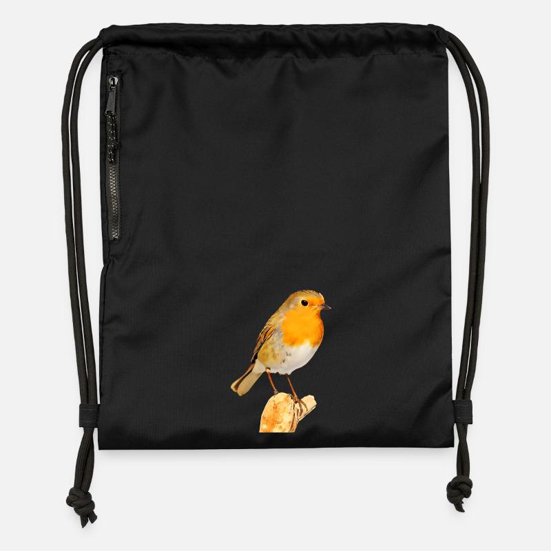 Robin - Gymsac made from recycled material - black