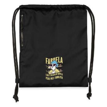 Fabuela - Gymsac made from recycled material - military green - Front