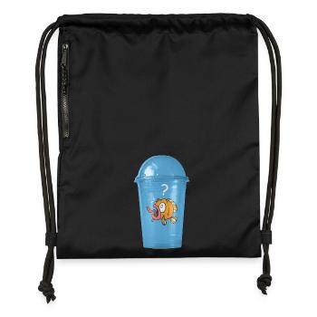 Plastic Free - Gymsac made from recycled material - black - Front