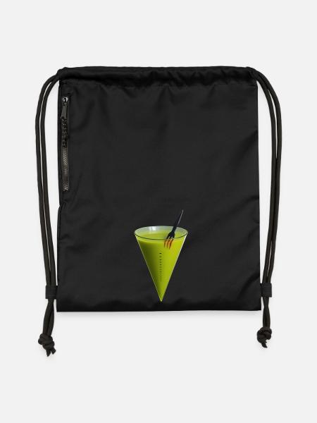 CONTROLE ANTIDOPAGE - Bellegique - Sac à cordon en polyester recyclé - noir