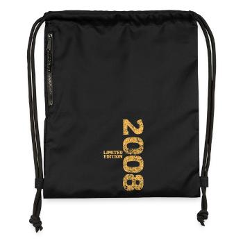 Édition limitée cadeau pour le 18e anniversaire 2008 - Sac à cordon en polyester recyclé - noir - Devant