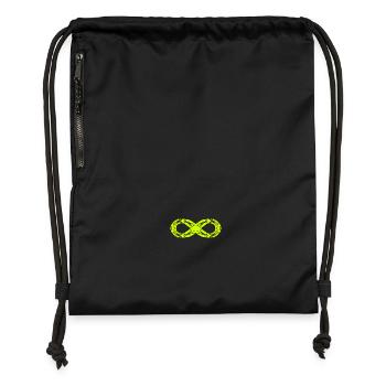 Infinity symbol sign icon - Gymsac made from recycled material - black - Front