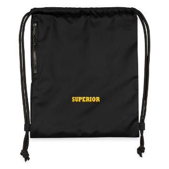 Superior - Turnbeutel aus Recycling-Material - Schwarz - Vorne