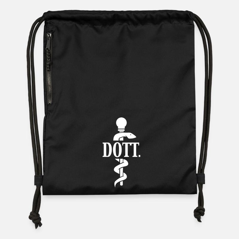DR - Gymsac made from recycled material - black