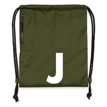 J - Turnbeutel aus Recycling-Material - military Green - Vorne