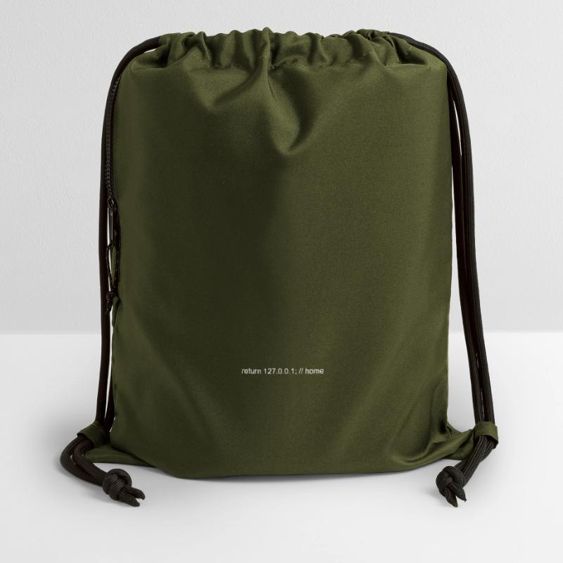 Programmierer Nerd IT Witz Developer Zuhause Turnbeutel aus Recycling-Material