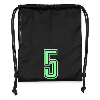 5 - Gymsac made from recycled material - black - Front