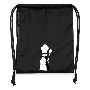 Cook - Gymsac made from recycled material - black - Front