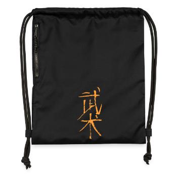 Wushu (Kampfkunst) Chinesisch TUSCHE - Turnbeutel aus Recycling-Material - Schwarz - Vorne