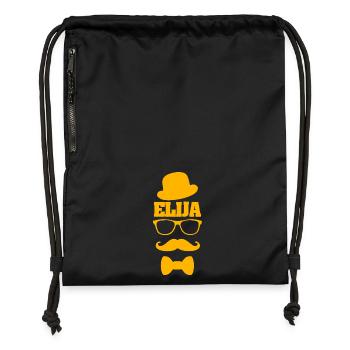 ELIJAH - Gymsac made from recycled material - black - Front