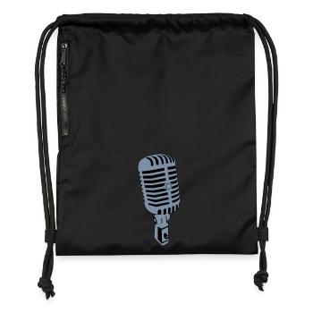 microphone - Gymsac made from recycled material - black - Front