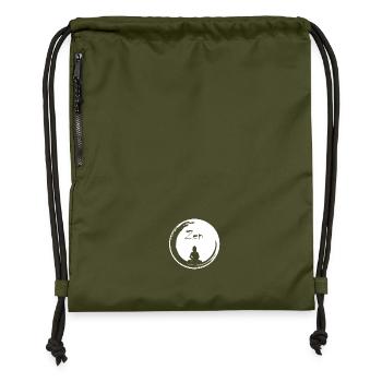 Zen bubble - Gymsac made from recycled material - military green - Front