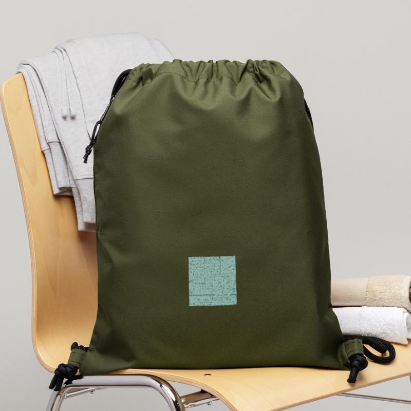 Math Equation Pattern, Math Formula Lover Gift Gymsac made from recycled material