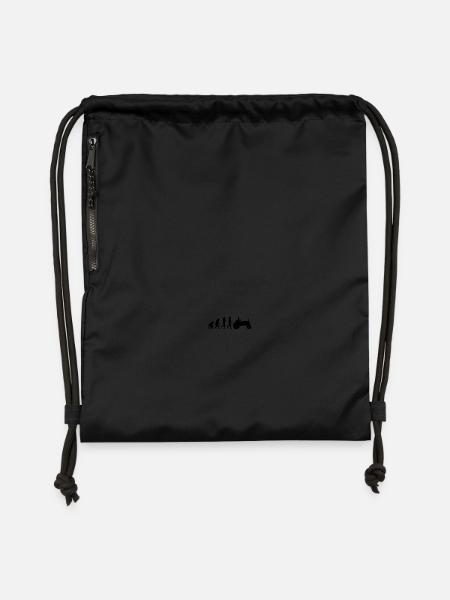 Farmer evolution - Gymsac made from recycled material - black