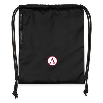 Spartan roundel - Gymsac made from recycled material - black - Front