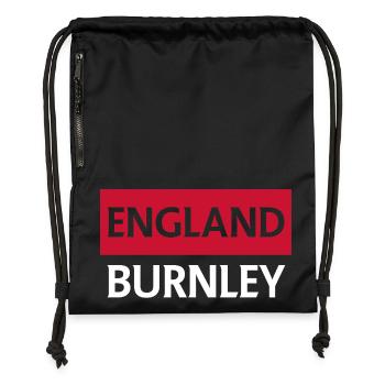 Anglais Burnley Photography Design - Sac à cordon en polyester recyclé - noir - Devant