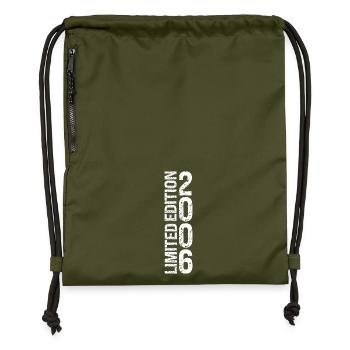 Jahreszahl 2006 Vintage Typografie - Turnbeutel aus Recycling-Material - military Green - Vorne